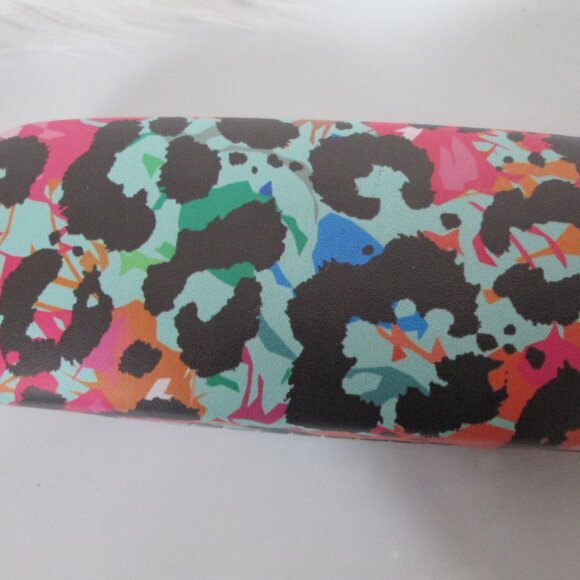 Unbranded Accessories - Hard Universal Size Eye/Sun Glass Case Leopard Multi Color